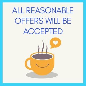 All reasonable offers will be accepted.